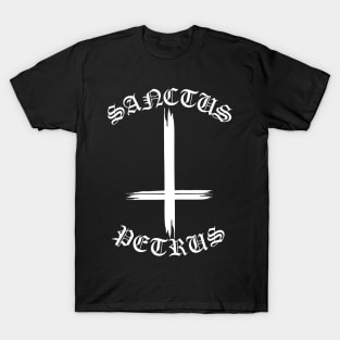 Saint Peter Upside Down Cross Gothic T-Shirt